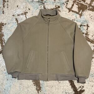 Vintage Pendleton Country Traditionals Full Zip Jacket Size XL Tan Made in USA